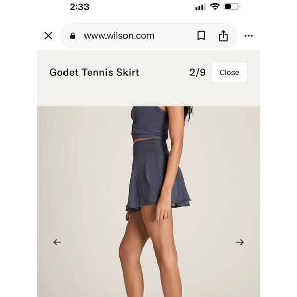 Athleta Dresses & Skirts - Athleta Dark Gray Athletic Tennis Mini Skirt Size 6